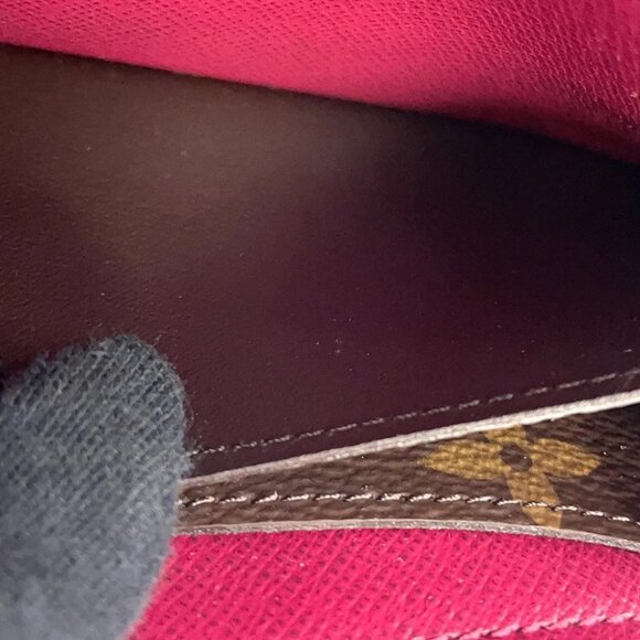 LOUIS VUITTON Portefeuille Emilie Monogram Fuchsia - Picture 7 of 12